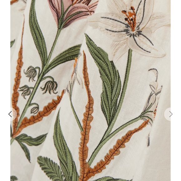 Lima Flora embellished appliquéd linen maxi dress - Picture 4 of 6